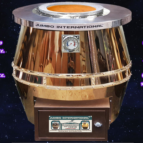 Copper- Titanium Mirror Finish Diamond Tandoors