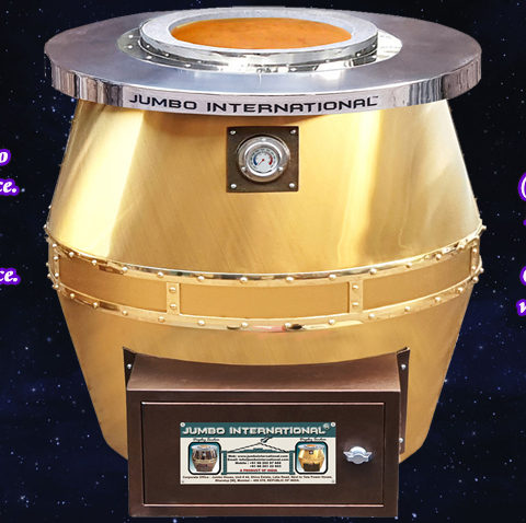 Gold- Titanium Mirror Finish Diamond Tandoors